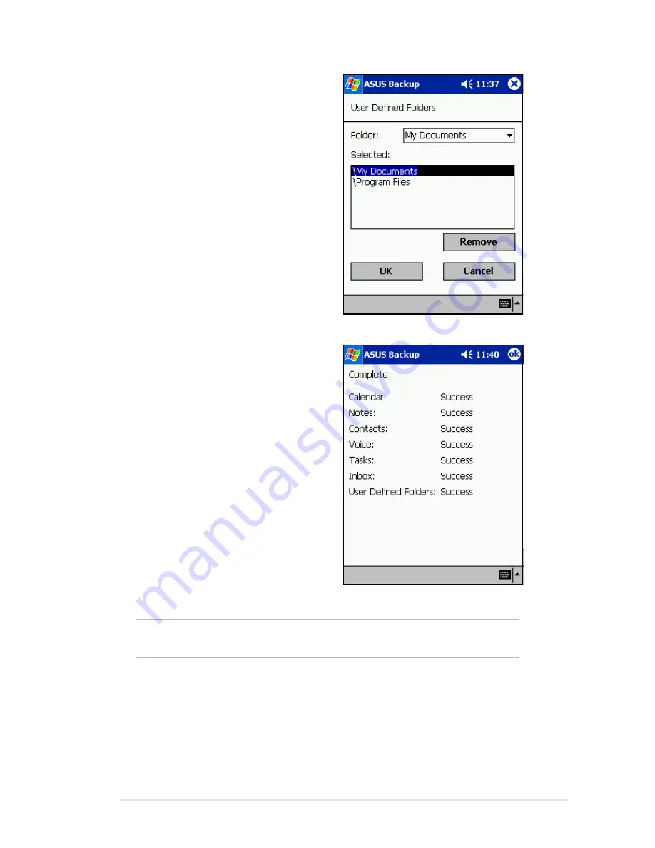 Asus MyPal A600 User Manual Download Page 33