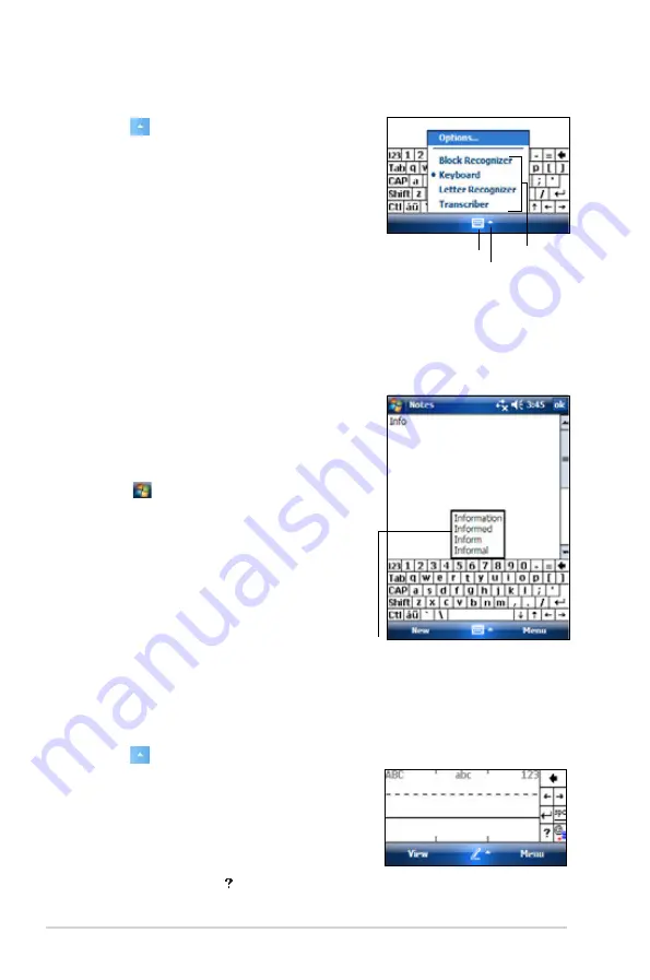 Asus MyPal A639 User Manual Download Page 18