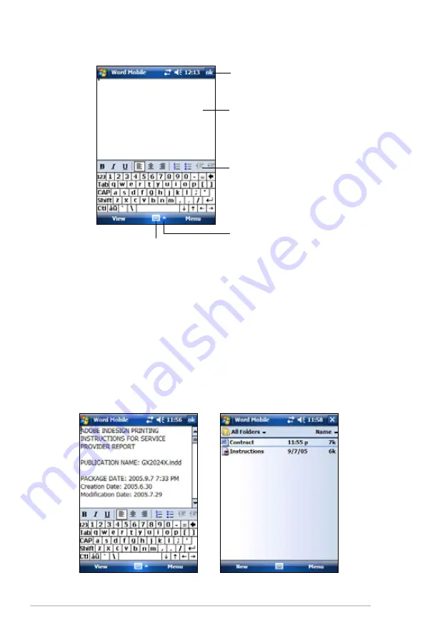 Asus MyPal A639 User Manual Download Page 60