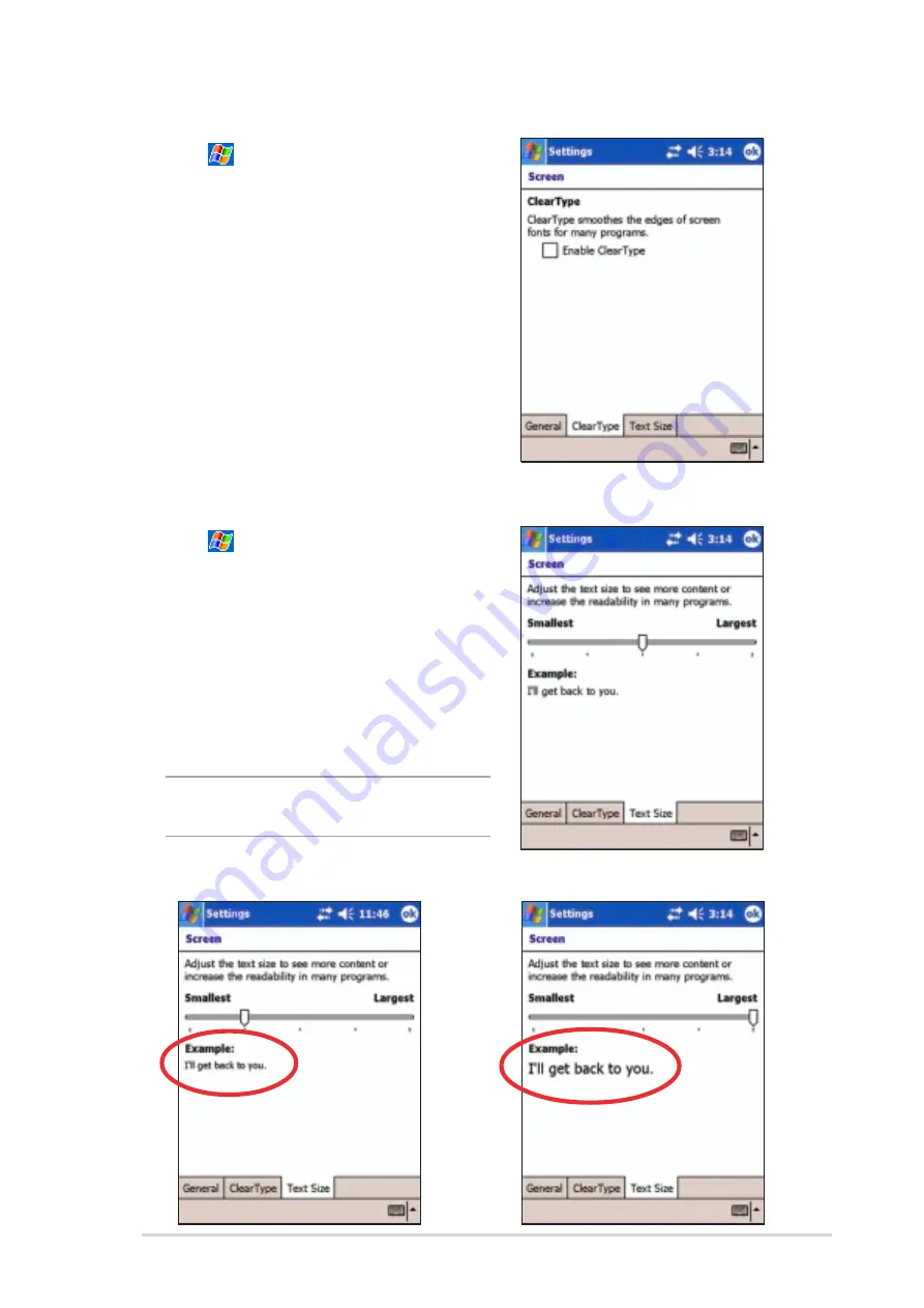 Asus MyPal A730 Handbook Download Page 45