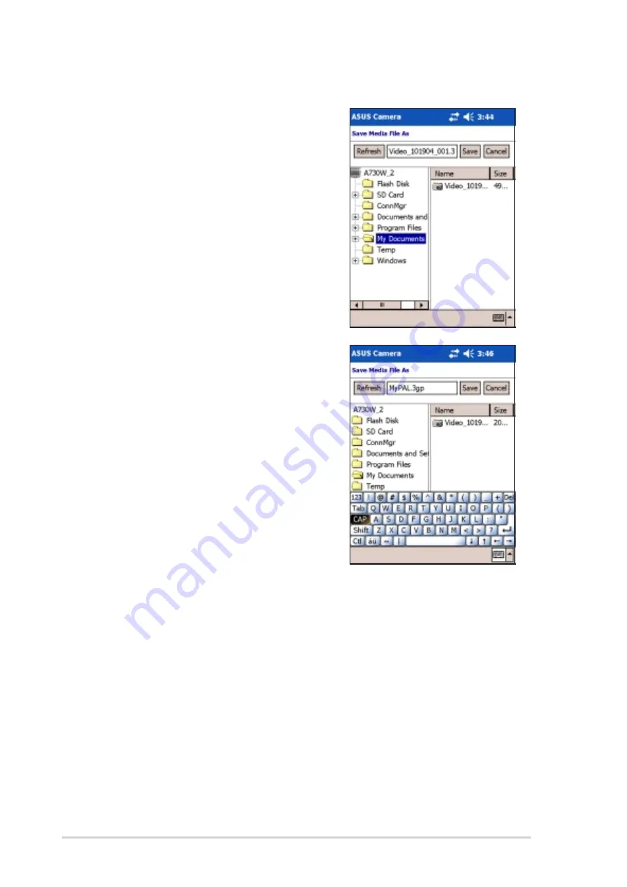 Asus MyPal A730 Handbook Download Page 90