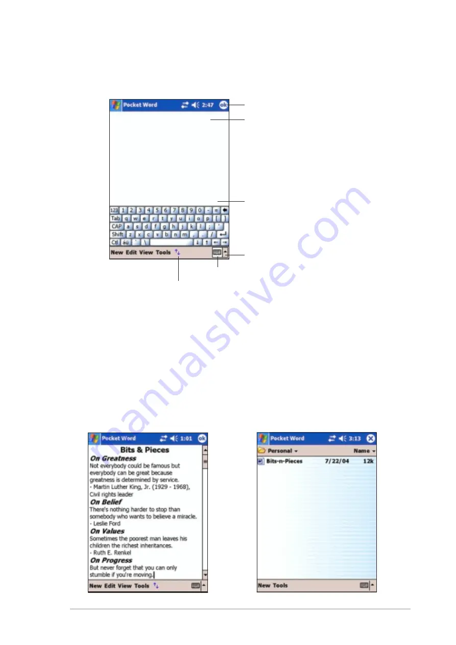 Asus MyPal A730 Handbook Download Page 147