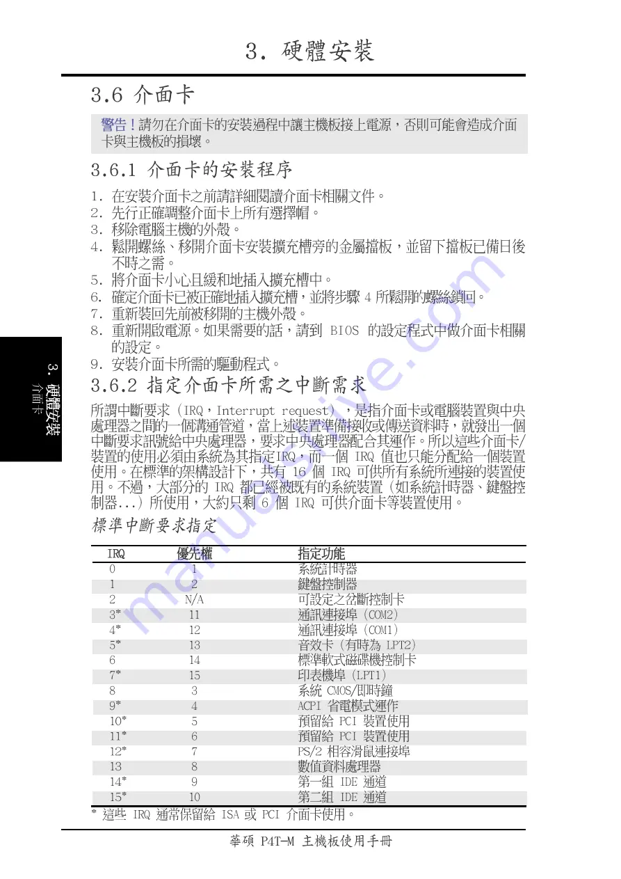 Asus P4T-M User Manual Download Page 24