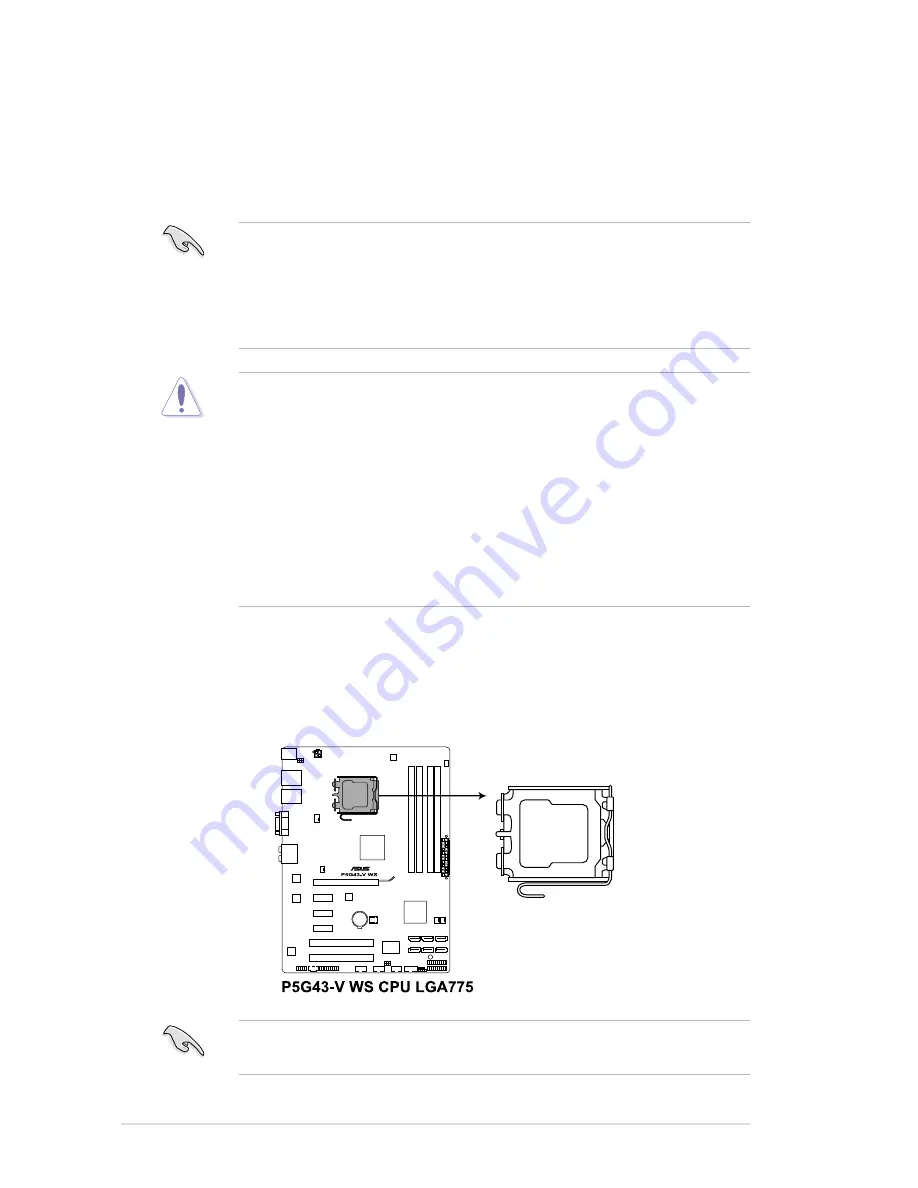 Asus P5G43-V WS User Manual Download Page 22