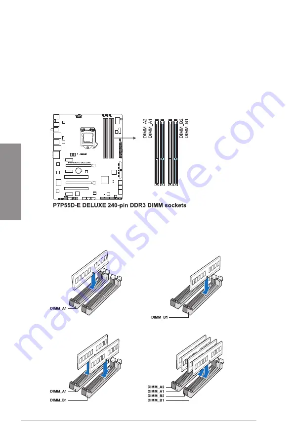 Asus P7P55D-E DELUXE Скачать руководство пользователя страница 30