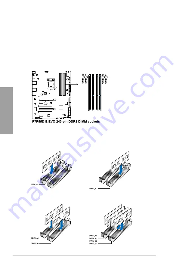 Asus P7P55D-E EVO User Manual Download Page 28