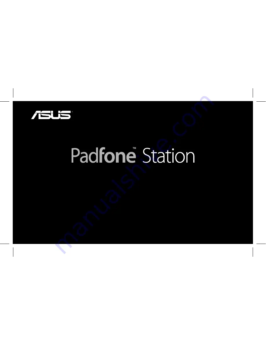 Asus Padfone A66 Quick Start Manual Download Page 1