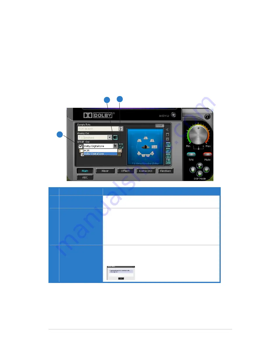 Asus PCI Express Audio Card Xonar DX User Manual Download Page 31