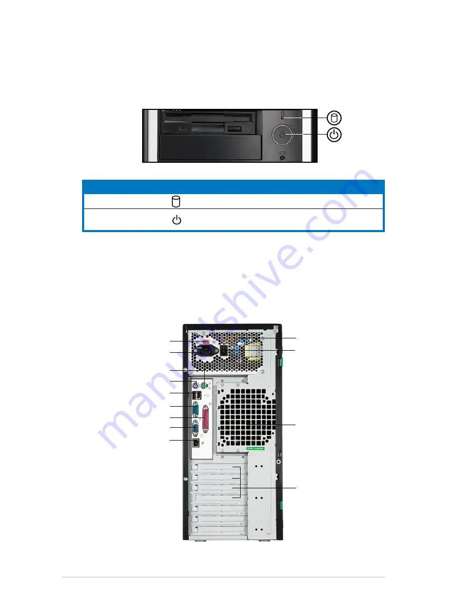 Asus Pedestal Server TS100-E4/PI2 User Manual Download Page 16