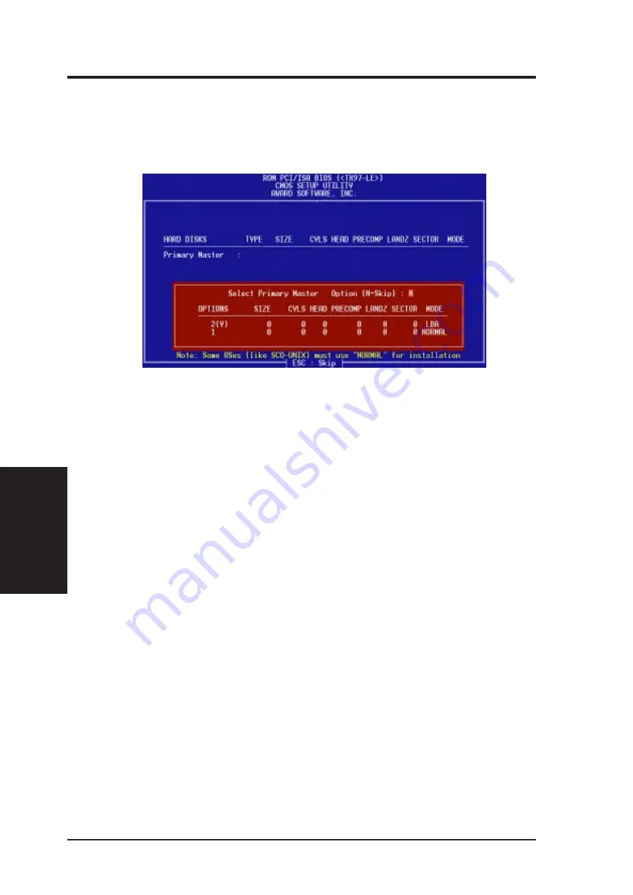 Asus Pentium Motherboard TX97-LE User Manual Download Page 52