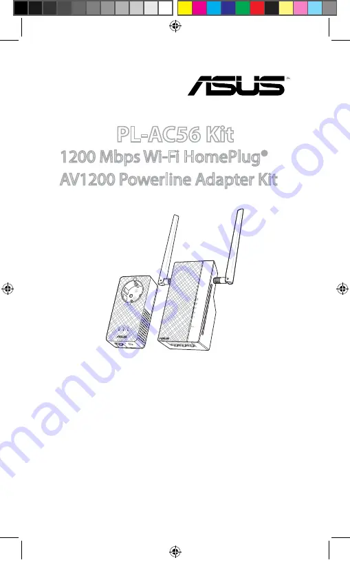 Asus PL-AC56 Kit Скачать руководство пользователя страница 1