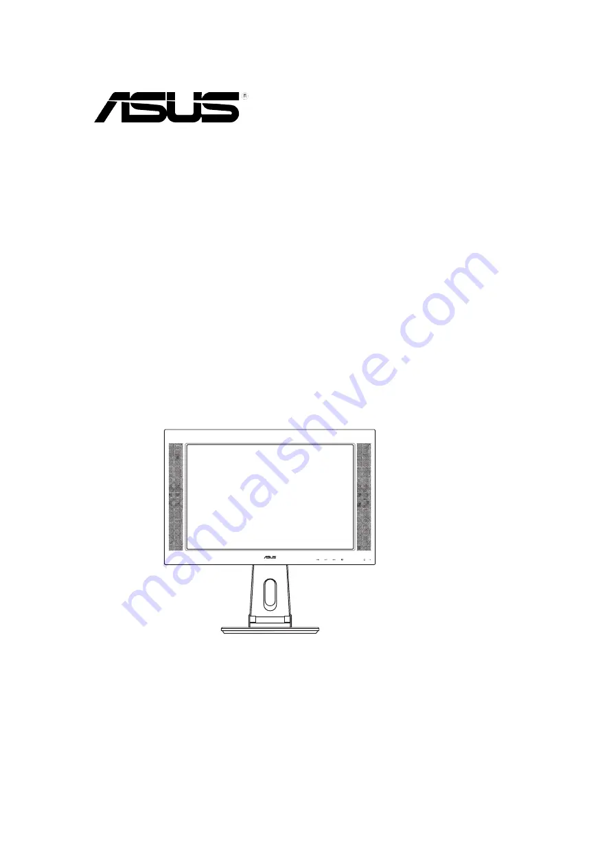 Asus PW191 Series User Manual Download Page 1