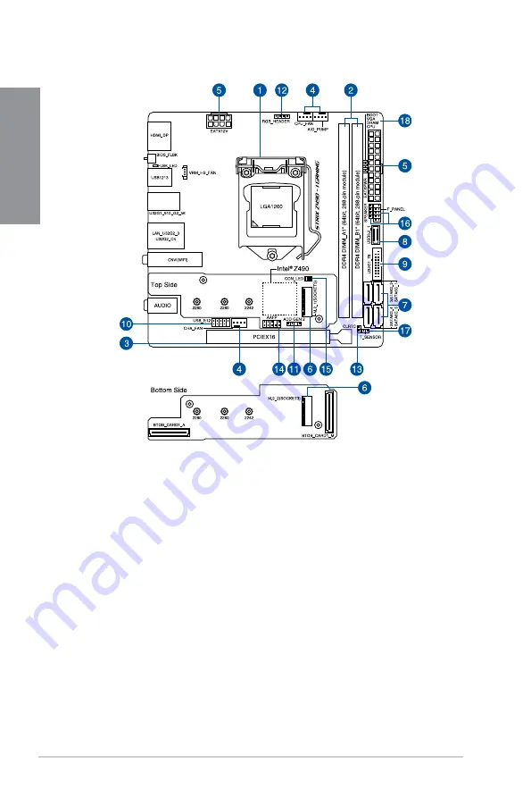 Asus ROG STRIX Z490-I GAMING Manual Download Page 14