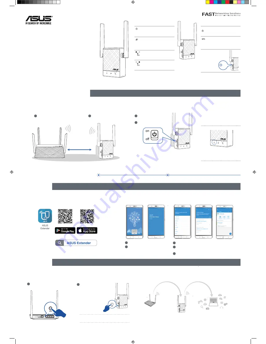 Asus RP-AC51 Quick Start Manual Download Page 1