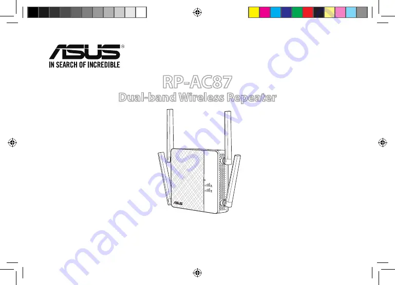 Asus RP-AC87 Quick Start Manual Download Page 1