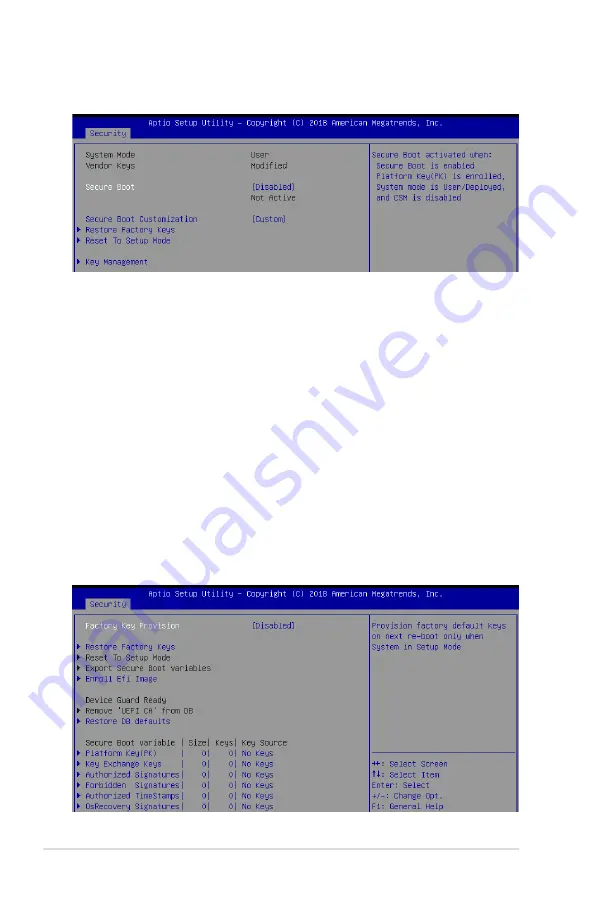 Asus RS500-E9 Series User Manual Download Page 122