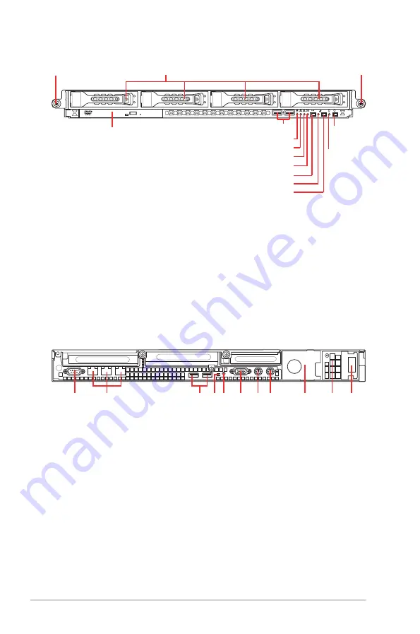 Asus RS700-E6 - 1U Rm Bb Tylesburg 36D Xeon-dp 4XSATA Hot-swap Configuration Manual Download Page 8