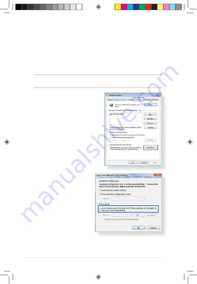 Asus RT-AC1200 User Manual Download Page 104