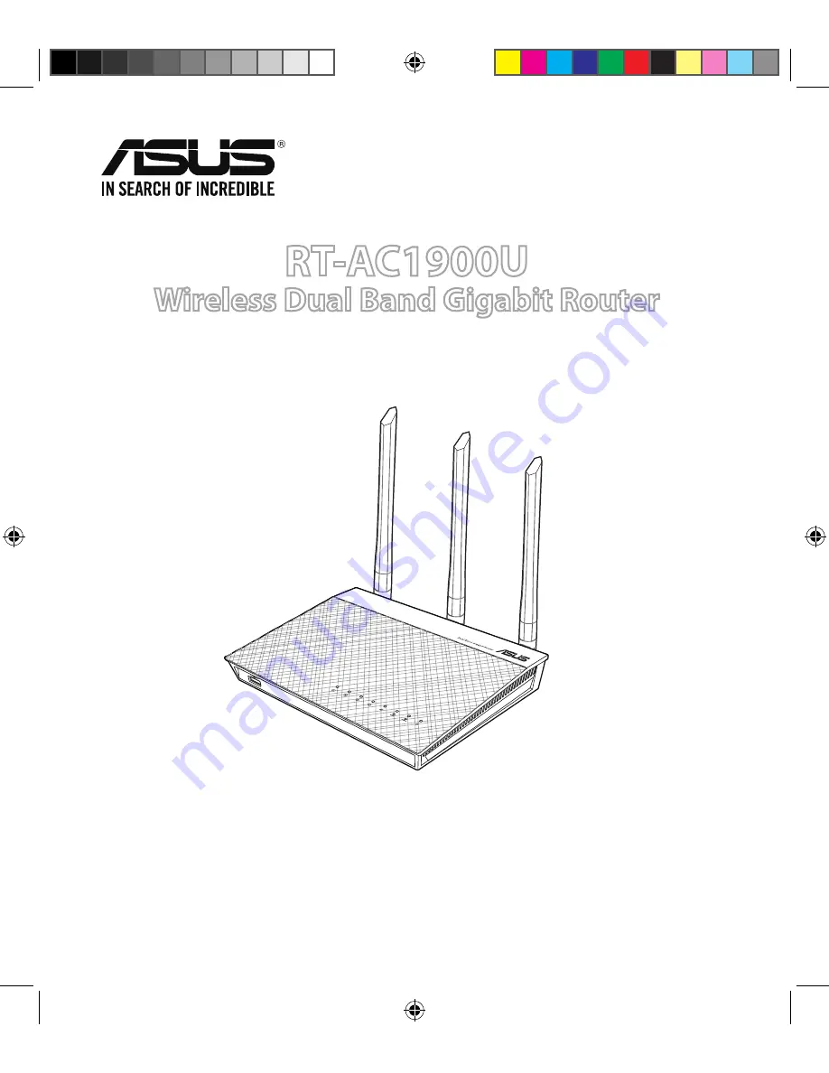 Asus RT-AC1900U Quick Start Manual Download Page 1