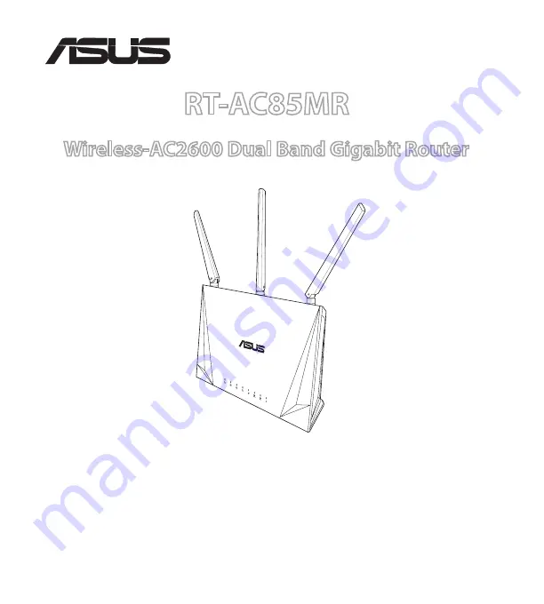 Asus RT-AC85MR Скачать руководство пользователя страница 1