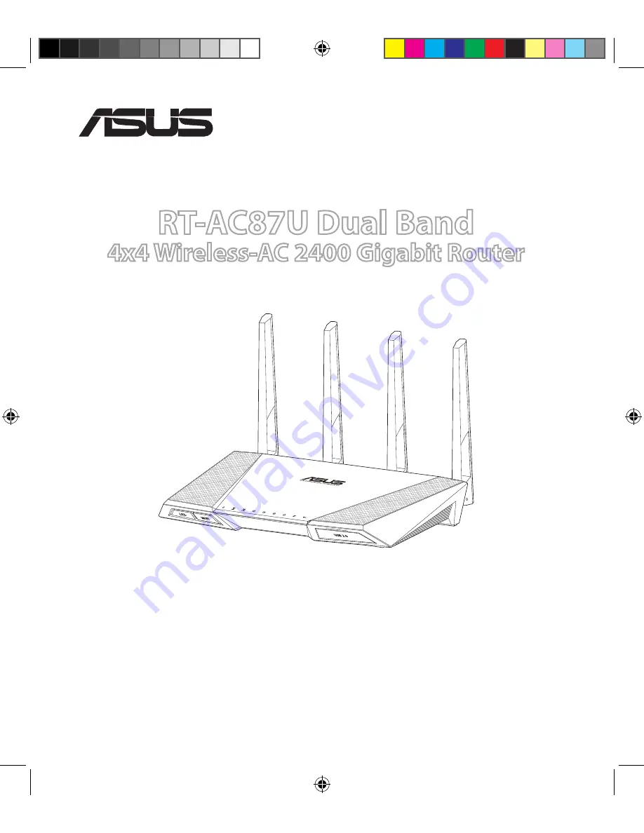 Asus RT-AC87U Dual Band Quick Start Manual Download Page 1