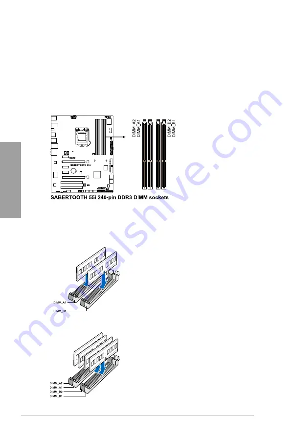 Asus SABERTOOTH 55i - Motherboard - ATX Скачать руководство пользователя страница 30