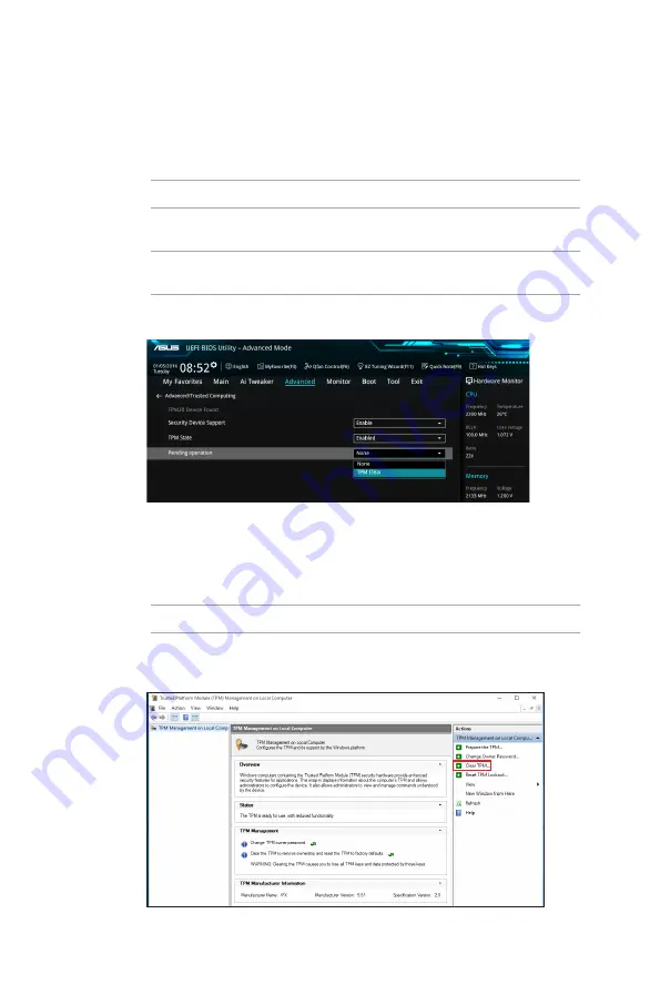 Asus TPM-M R2.0 Quick Start Manual Download Page 3