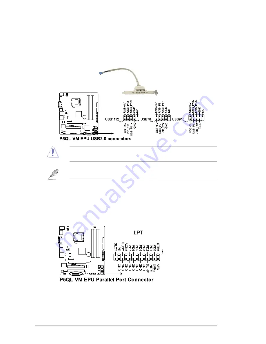 Asus V7-P5G43M User Manual Download Page 54