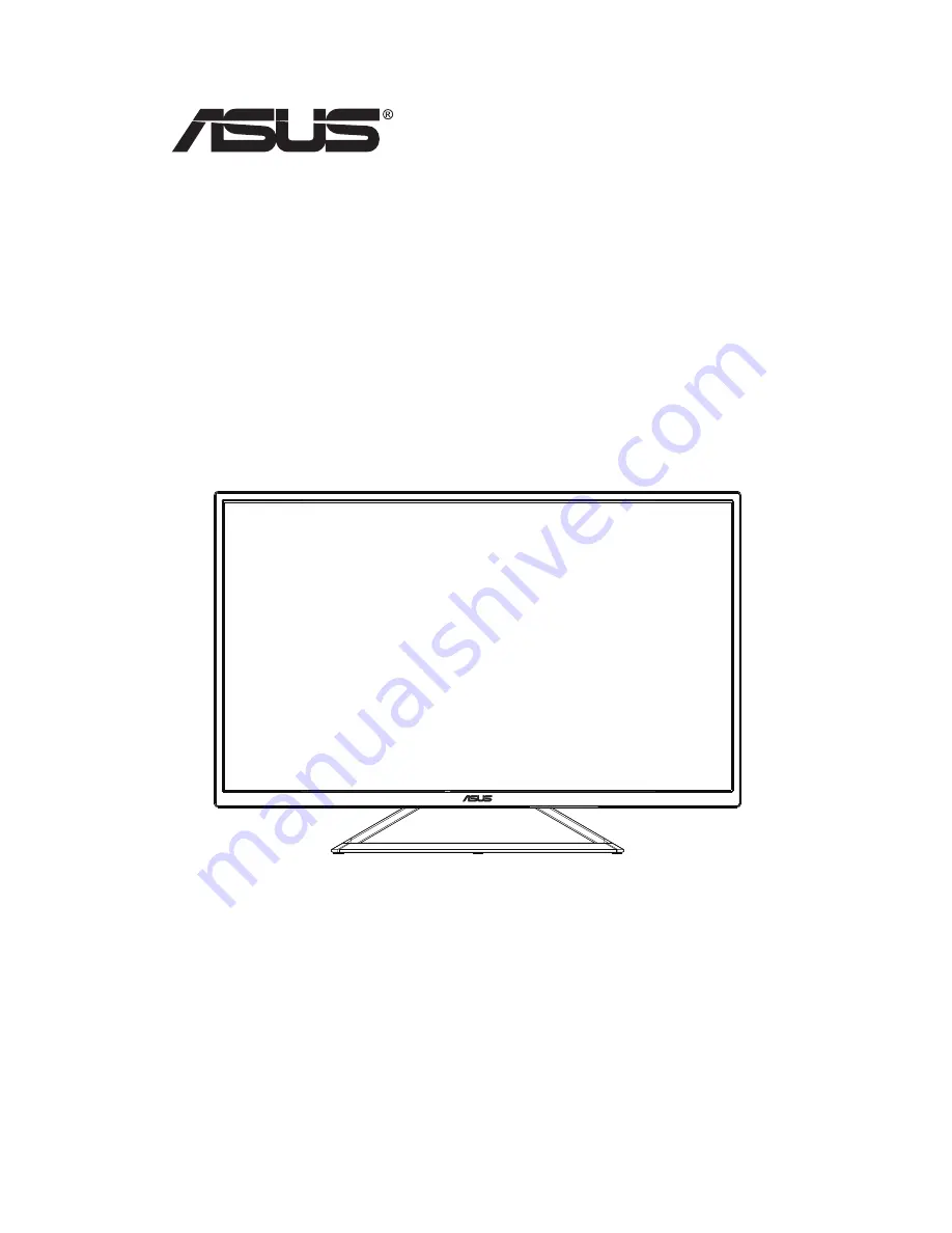 Asus VA326H User Manual Download Page 1