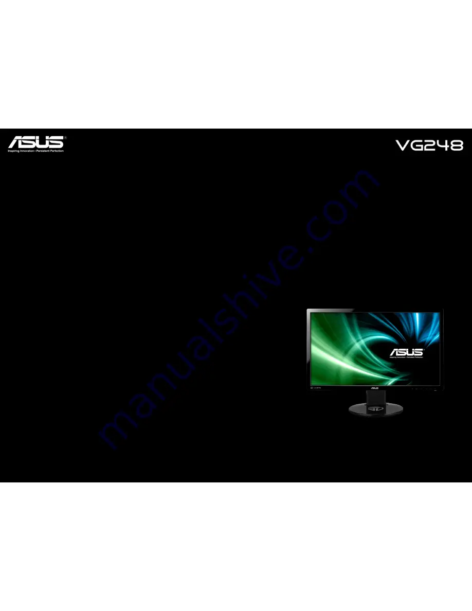 Asus VG248QE Скачать руководство пользователя страница 1