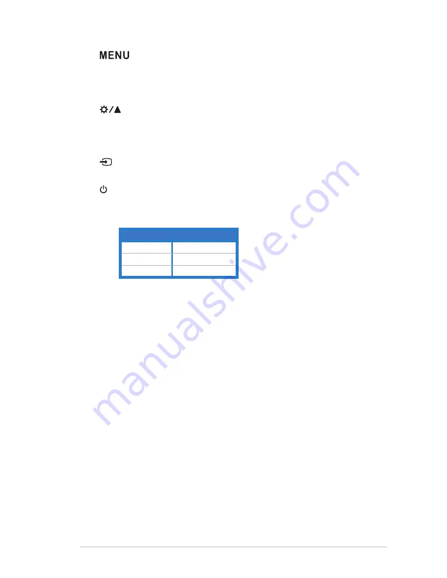 Asus VG278H Series User Manual Download Page 9