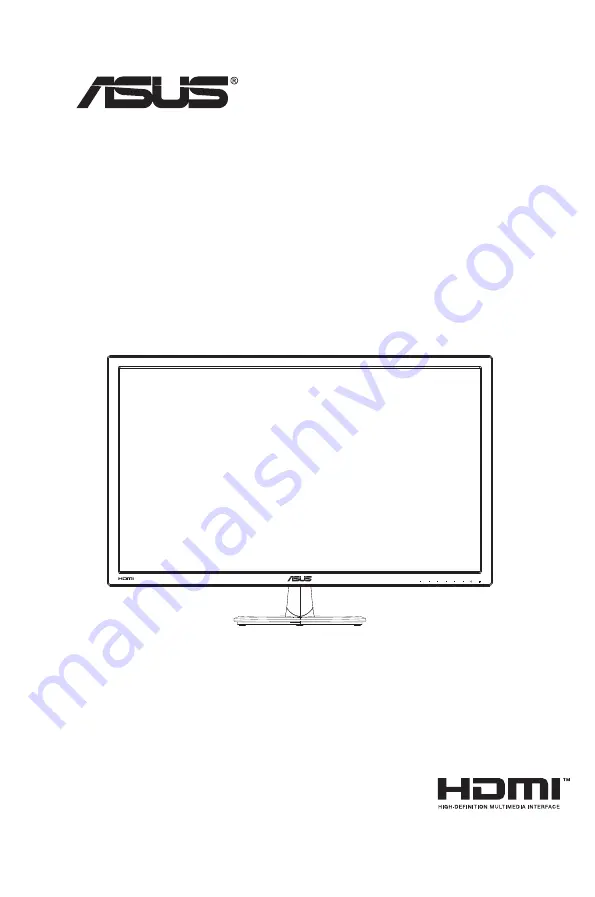 Asus vp247 series User Manual Download Page 1