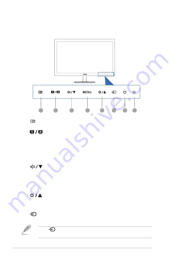 Asus VS278 Series User Manual Download Page 10