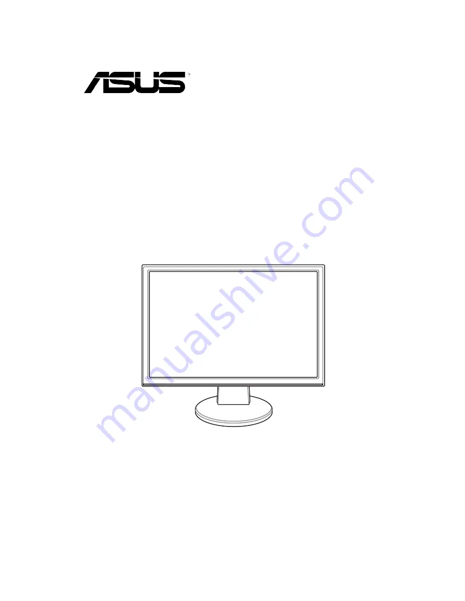 Asus VW22A series User Manual Download Page 1