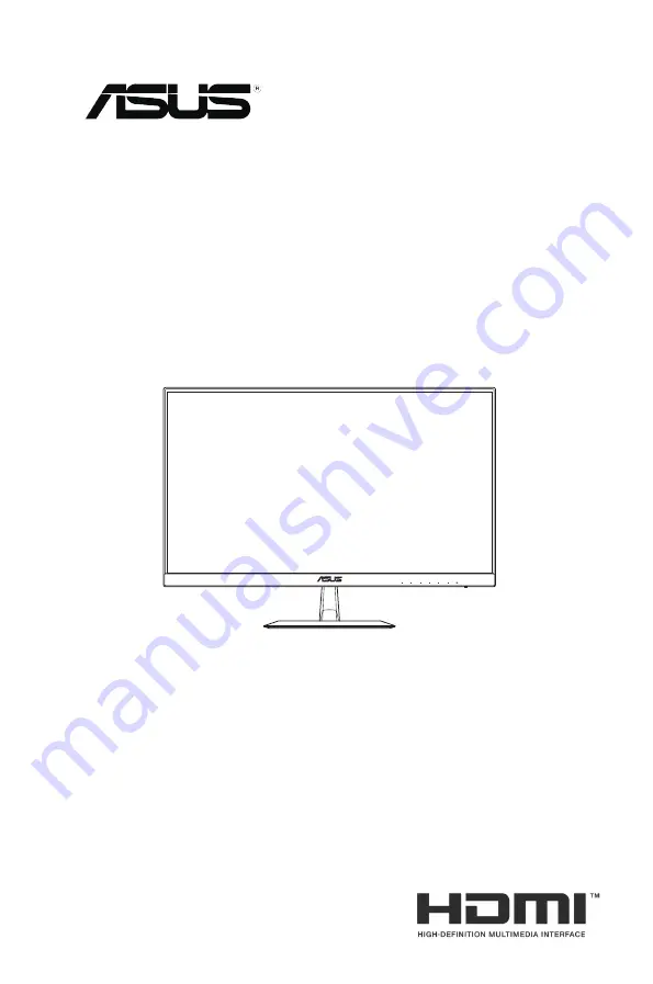 Asus VZ239H User Manual Download Page 1