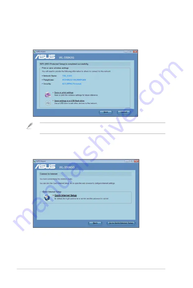 Asus WL-330N3G User Manual Download Page 46