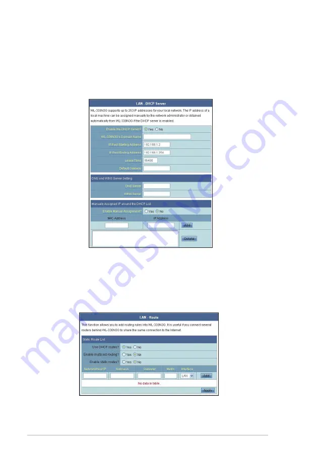 Asus WL-330N3G User Manual Download Page 52