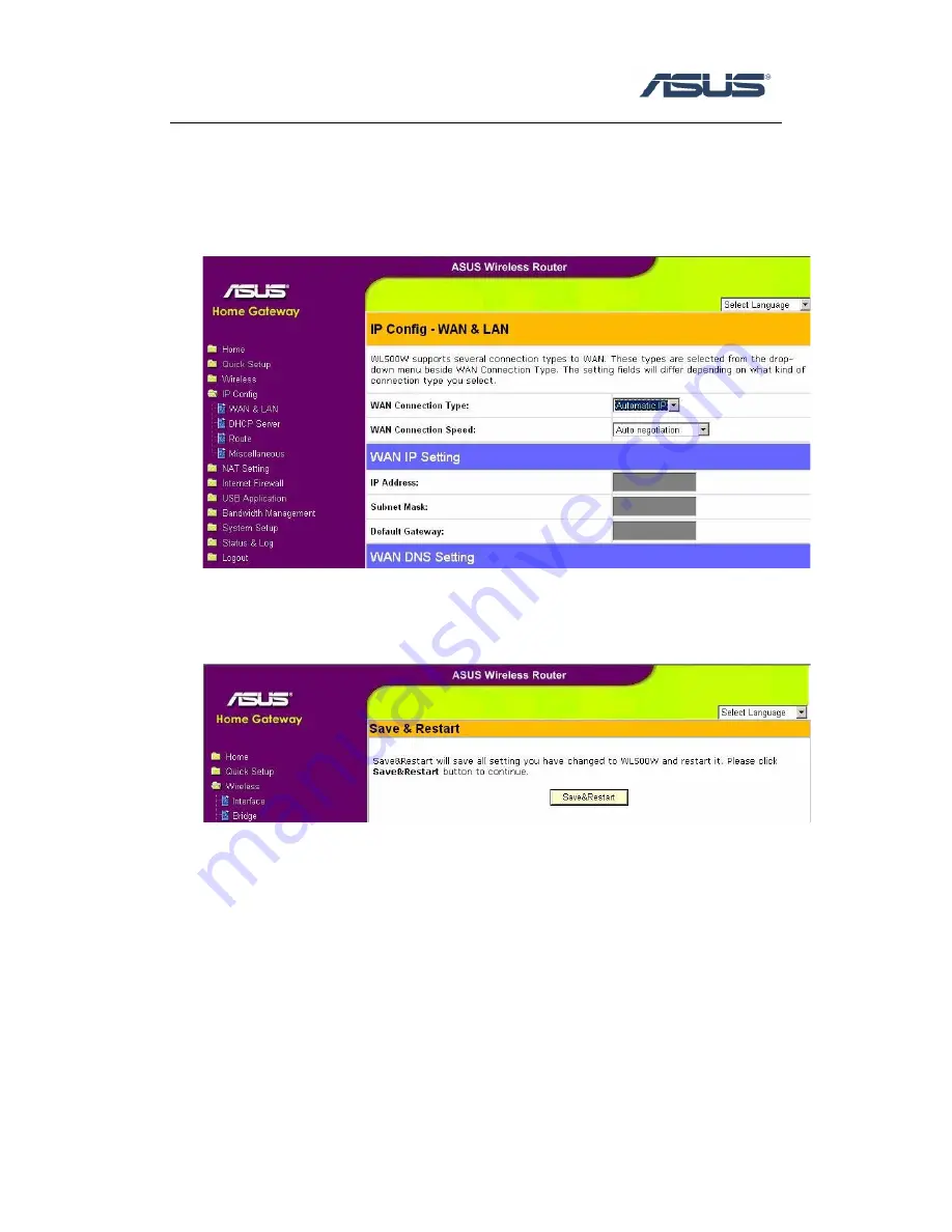 Asus WL-5XX Series User Manual Download Page 5