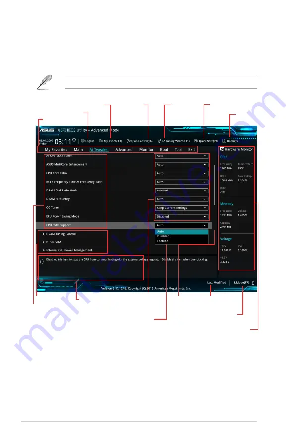 Asus Z170M-E D3 Скачать руководство пользователя страница 42