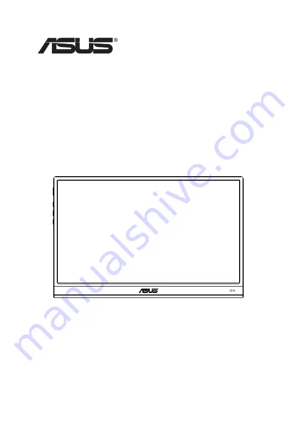 Asus ZenScreen MQ13AH User Manual Download Page 1