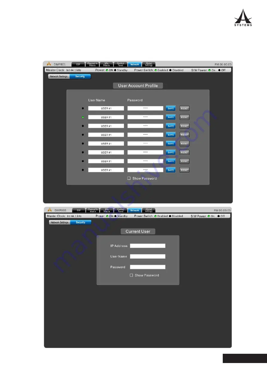 Asystems DMP801 User Manual Download Page 31