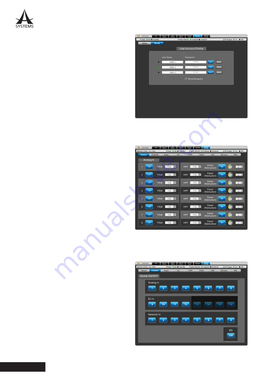 Asystems DMP808 User Manual Download Page 44