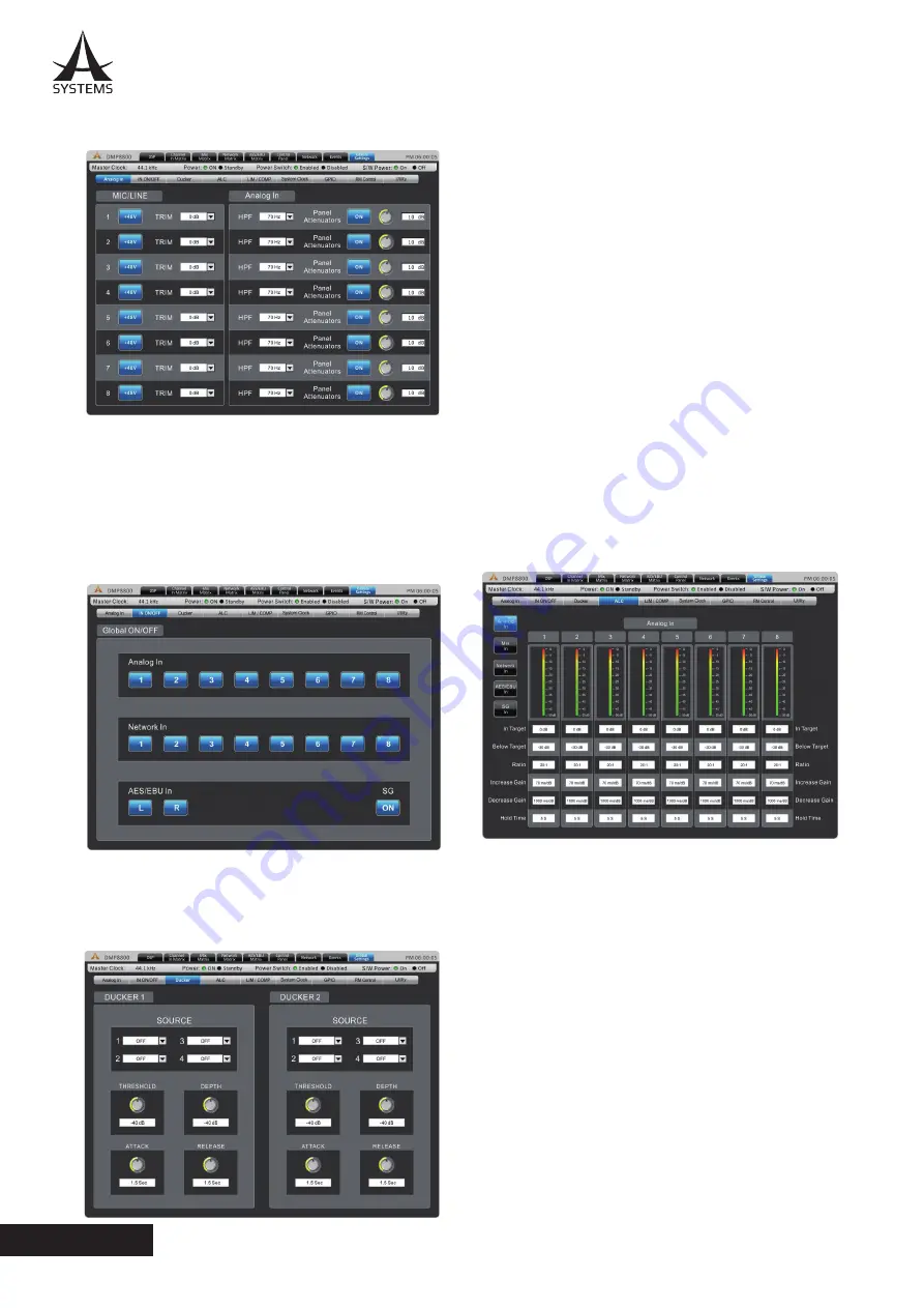 Asystems DMP8800 Скачать руководство пользователя страница 32