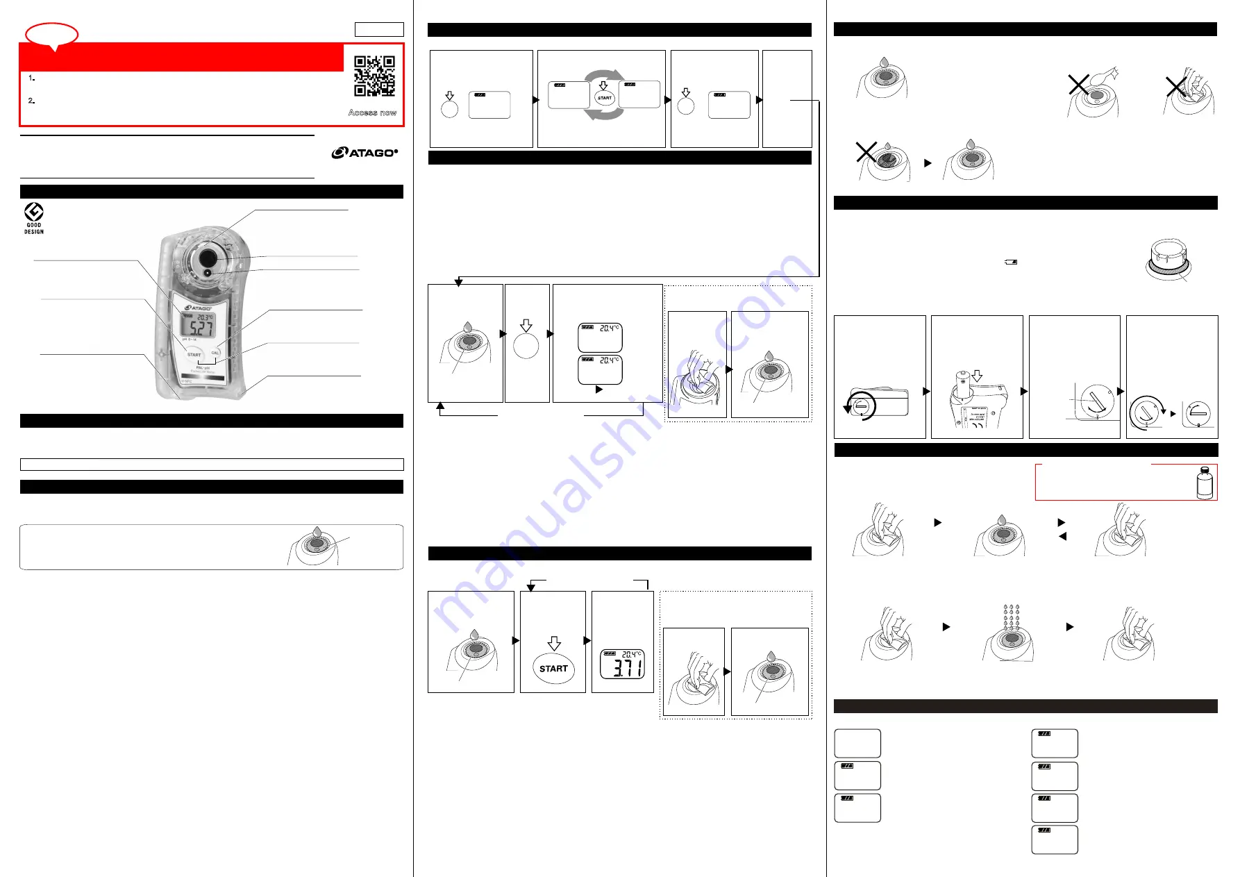 ATAGO PAL-pH Instructions Download Page 1