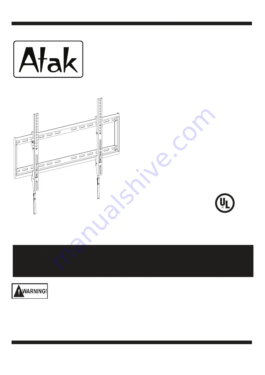 Atak AXT2650 Installation Manual Download Page 1