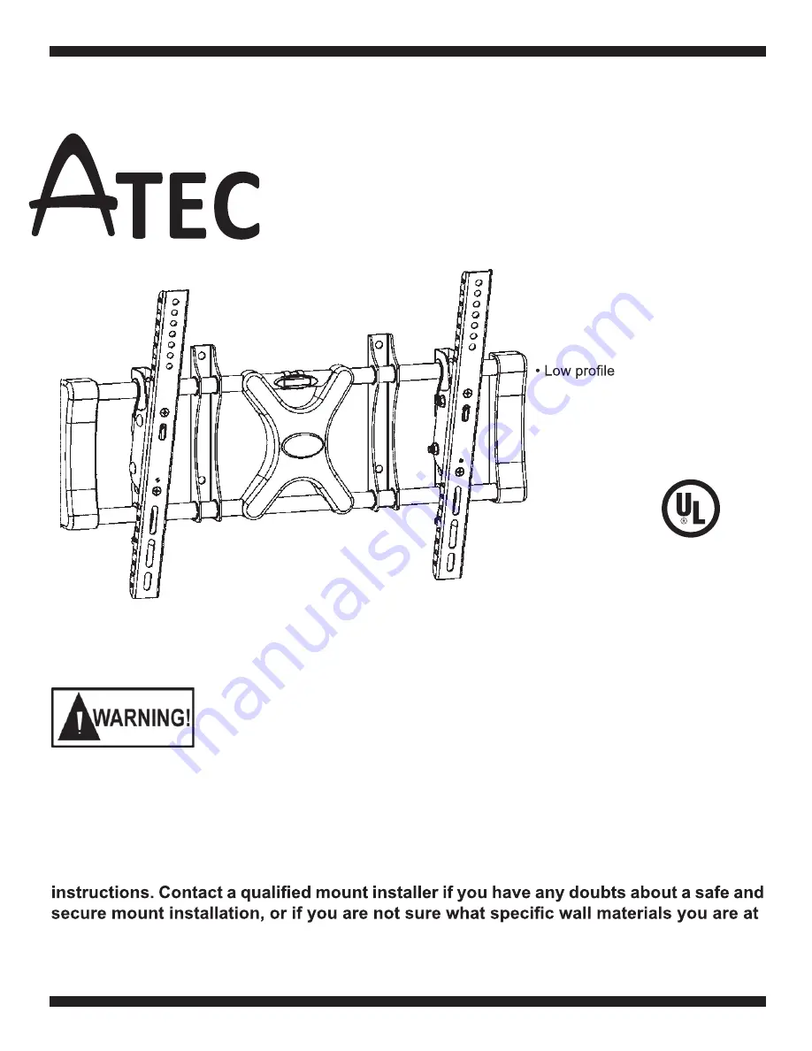 Atec A580TM Installation Manual Download Page 1