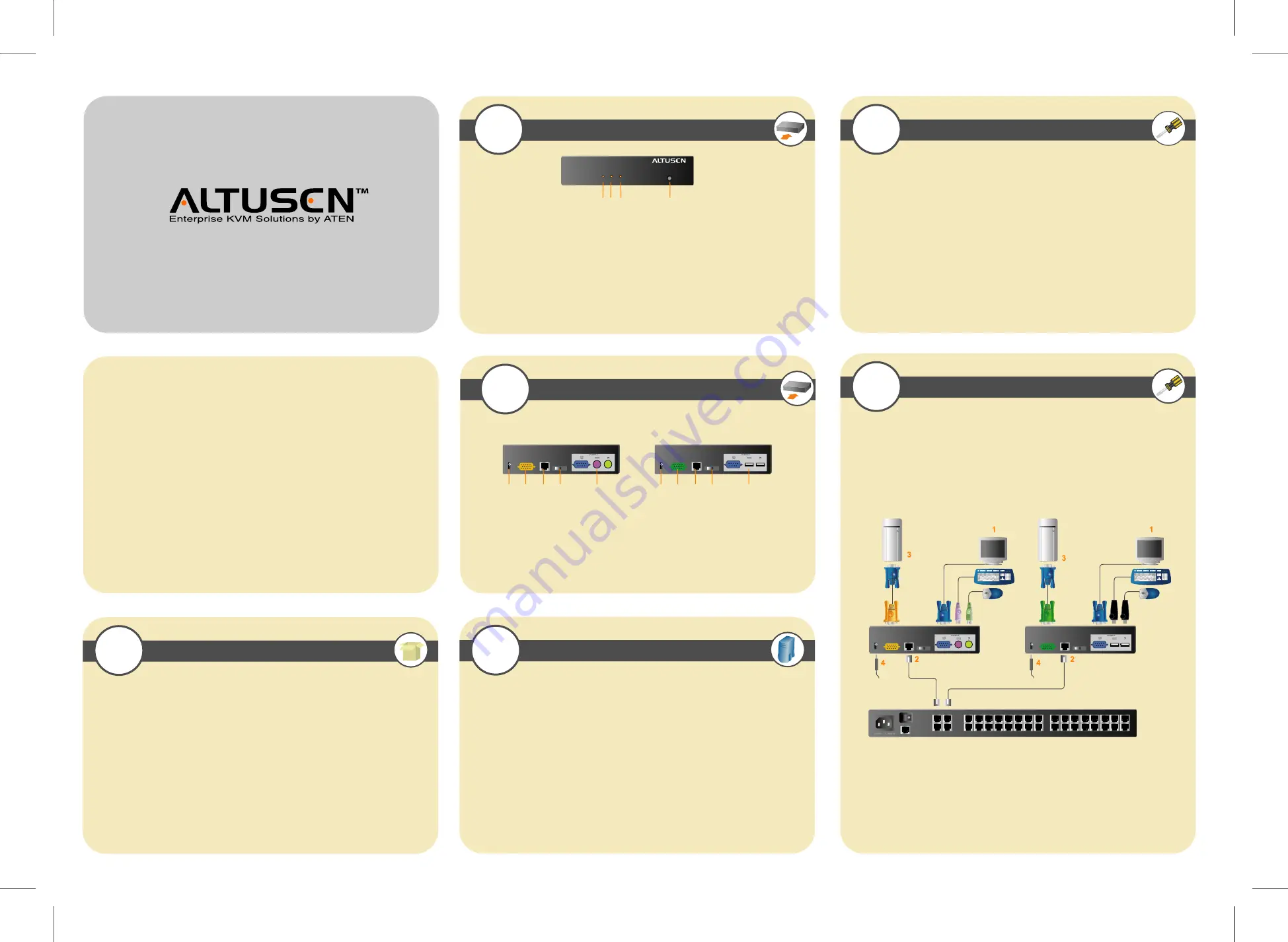 ATEN Altusen KA-9222 Quick Start Manual Download Page 1