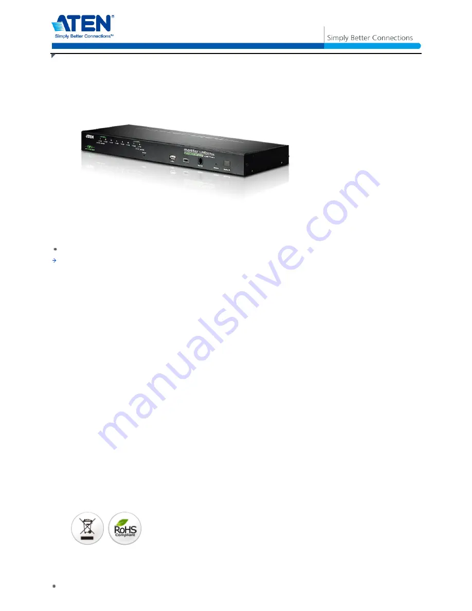 ATEN CS1708i Specifications Download Page 1