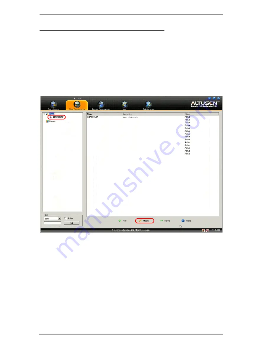 ATEN KN2116v User Manual Download Page 60