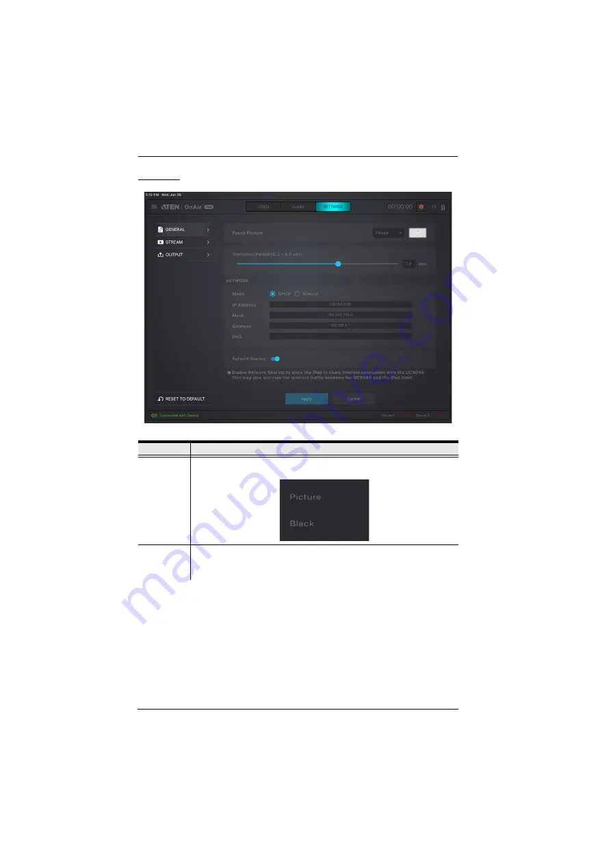 ATEN StreamLIVE PRO UC9040 User Manual Download Page 56